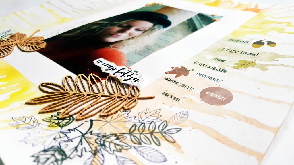 A nap fot&oacute;ja &ndash; őszi minialbum ScrapUp! Blog
