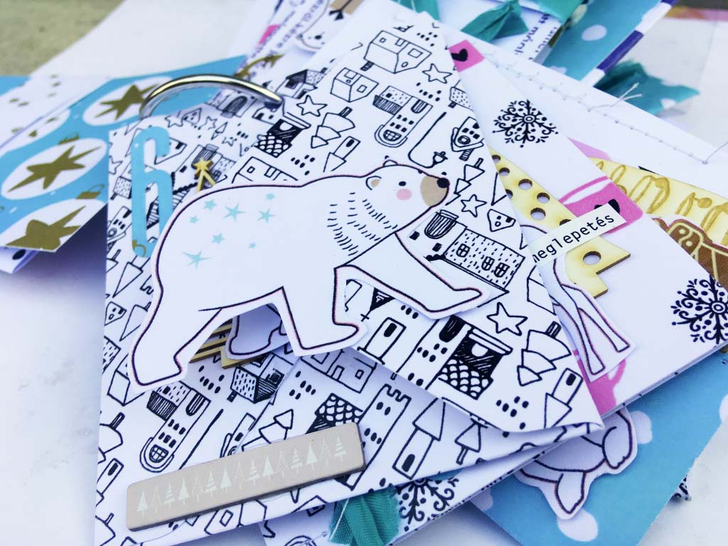 Adventi napt&aacute;r, albumban ScrapUp! Blog
