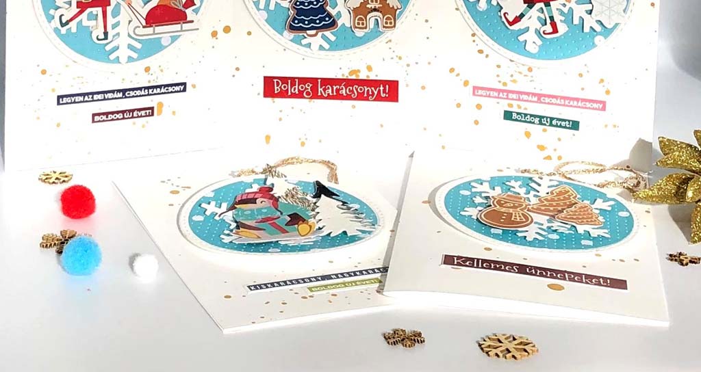 Kar&aacute;csonyi k&eacute;peslap kis csavarral  ScrapUp! Blog