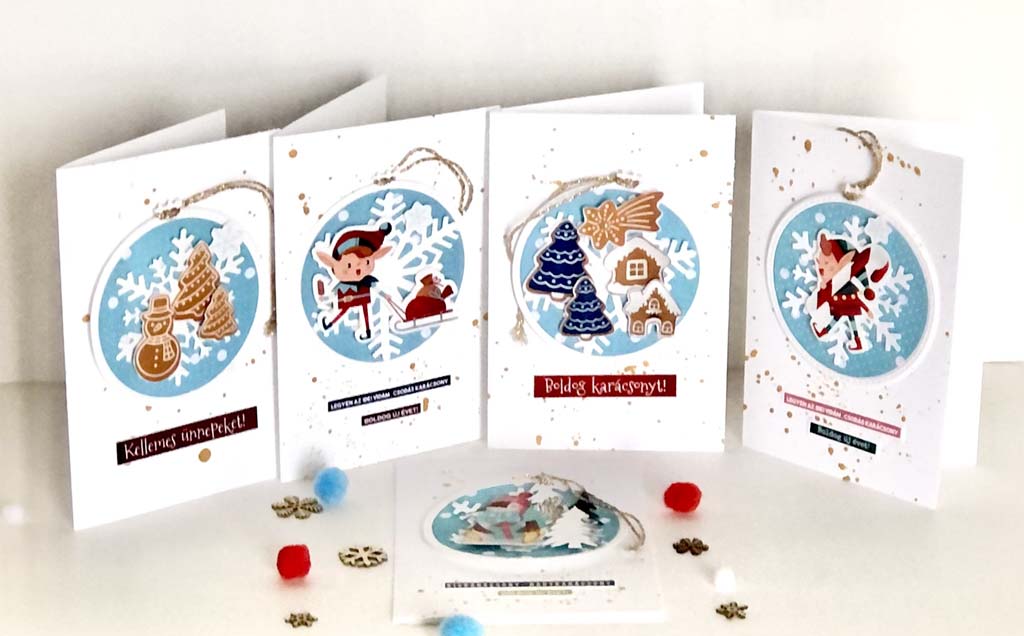 Kar&aacute;csonyi k&eacute;peslap kis csavarral  ScrapUp! Blog