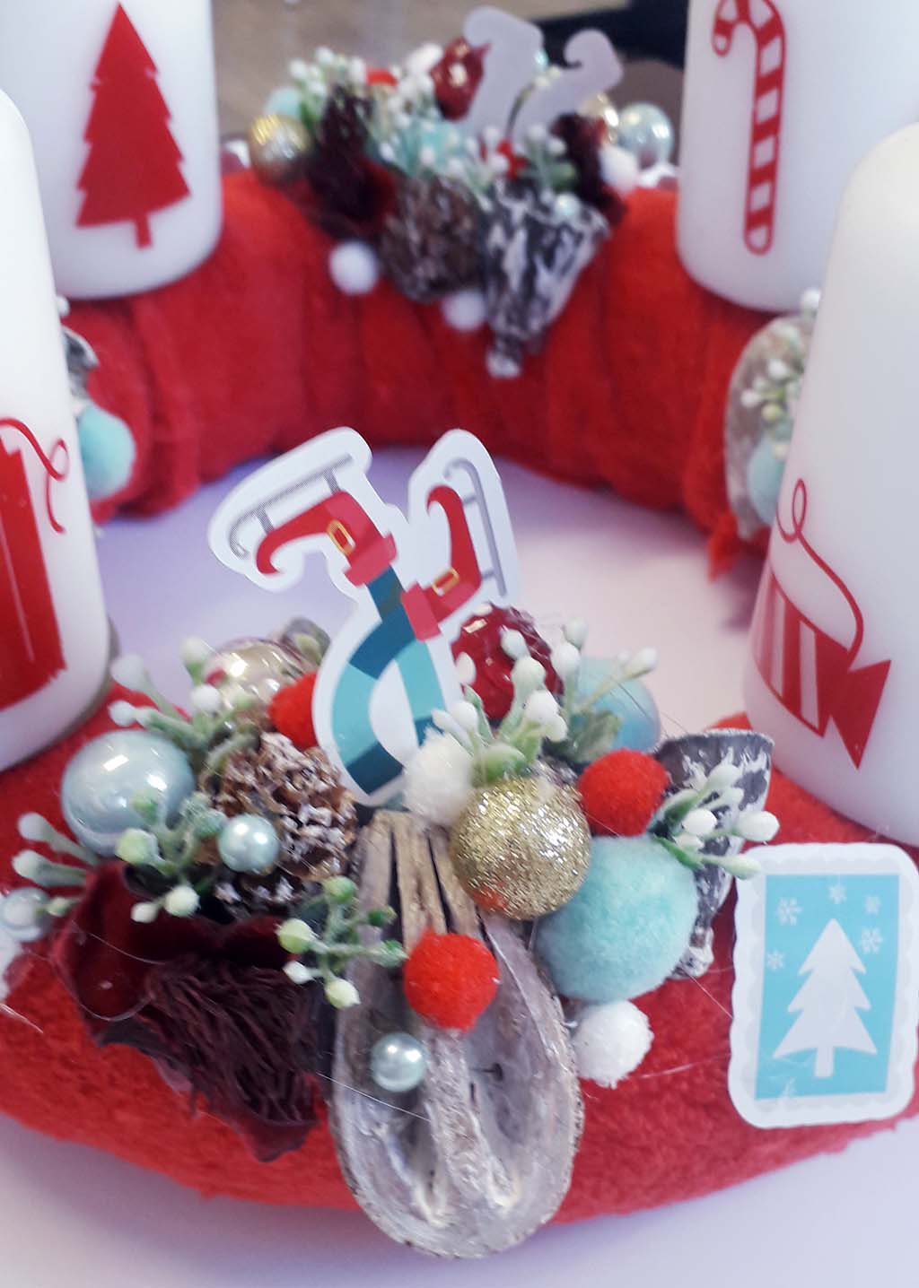Adventi koszor&uacute;im  ScrapUp! Blog