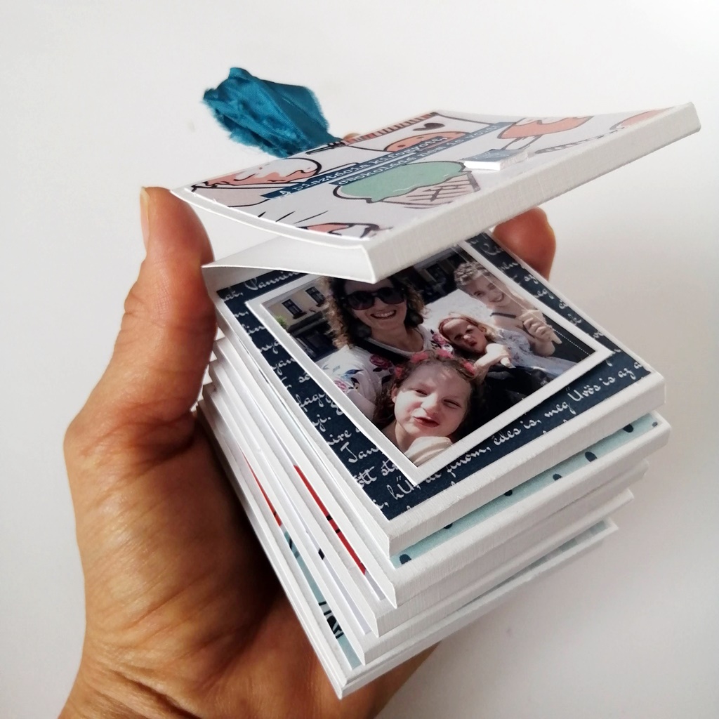 Szentendre, fagyiz&aacute;s, minialbum ScrapUp! Blog