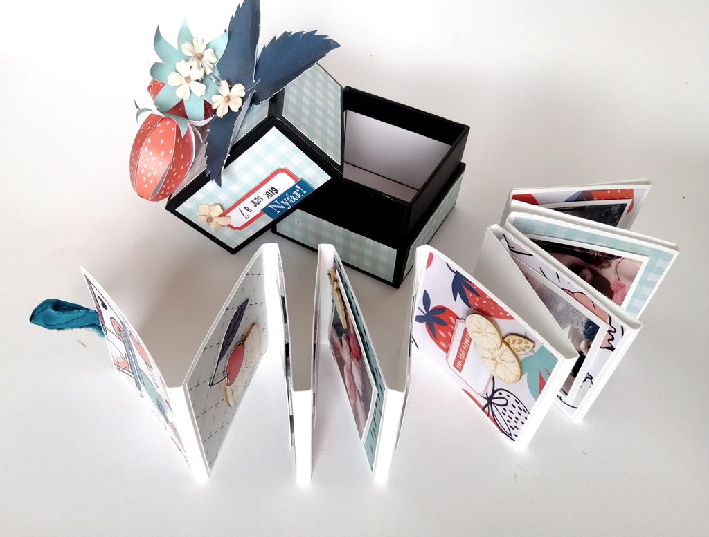 Szentendre, fagyiz&aacute;s, minialbum ScrapUp! Blog