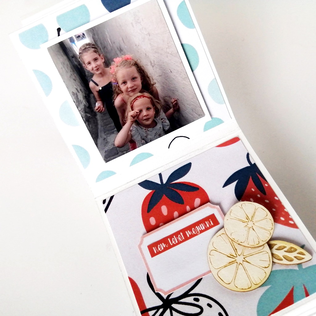 Szentendre, fagyiz&aacute;s, minialbum ScrapUp! Blog