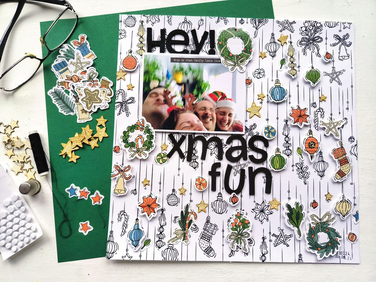 Xmas fun ScrapUp Blog