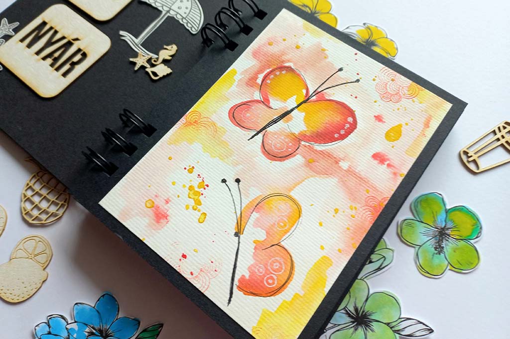 Akvarell albumka ScrapUp Blog