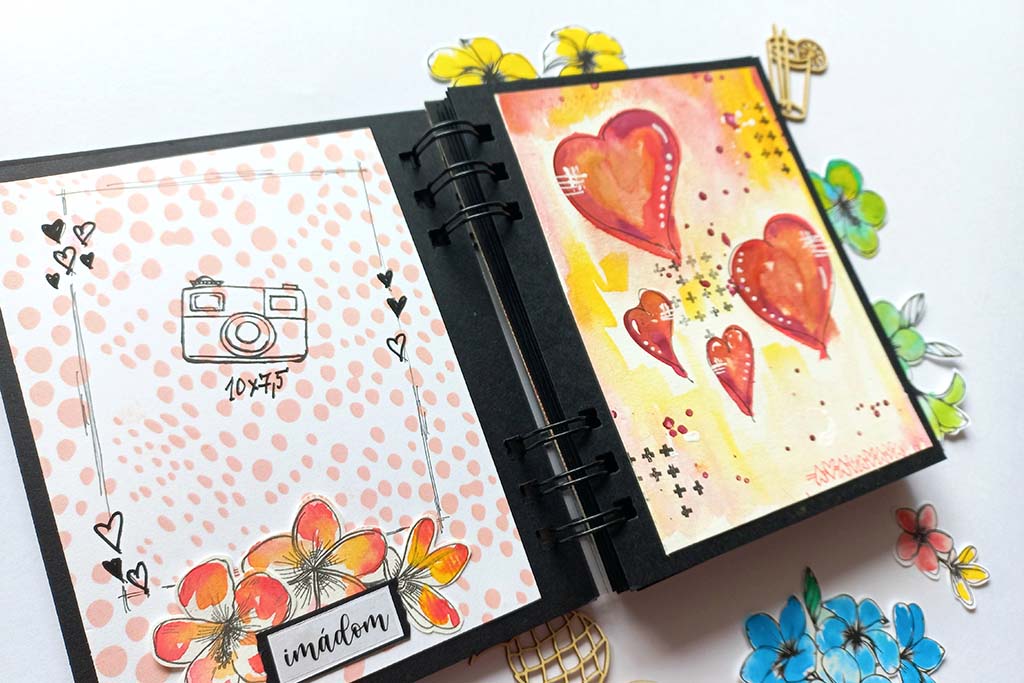 Akvarell albumka ScrapUp Blog