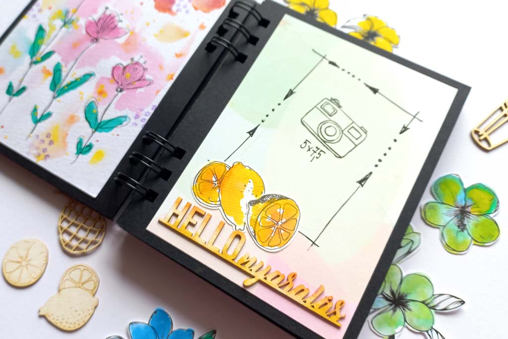 Akvarell albumka ScrapUp Blog