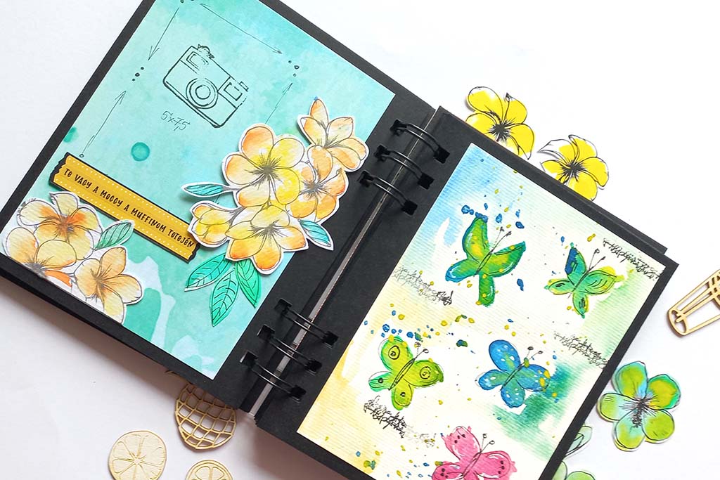 Akvarell albumka ScrapUp Blog