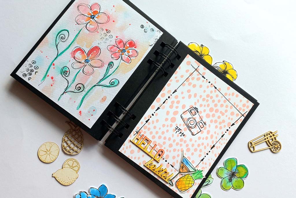 Akvarell albumka ScrapUp Blog