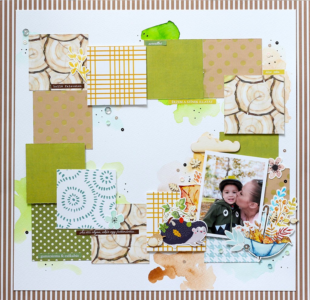 Hull&oacute; falevelek ScrapUp Blog