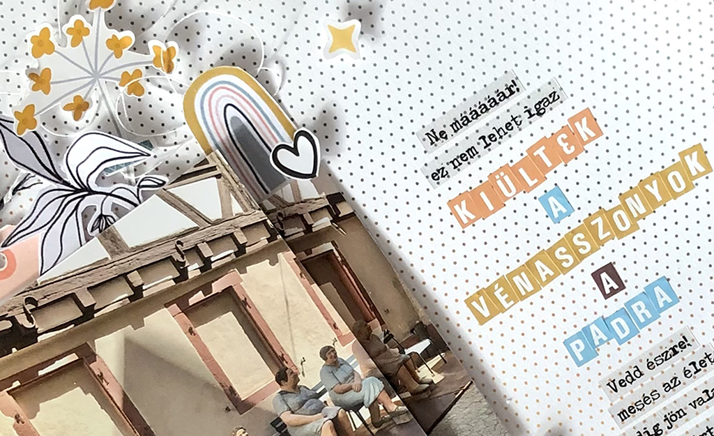 Kiültek a vénasszonyok a padra ScrapUp Blog