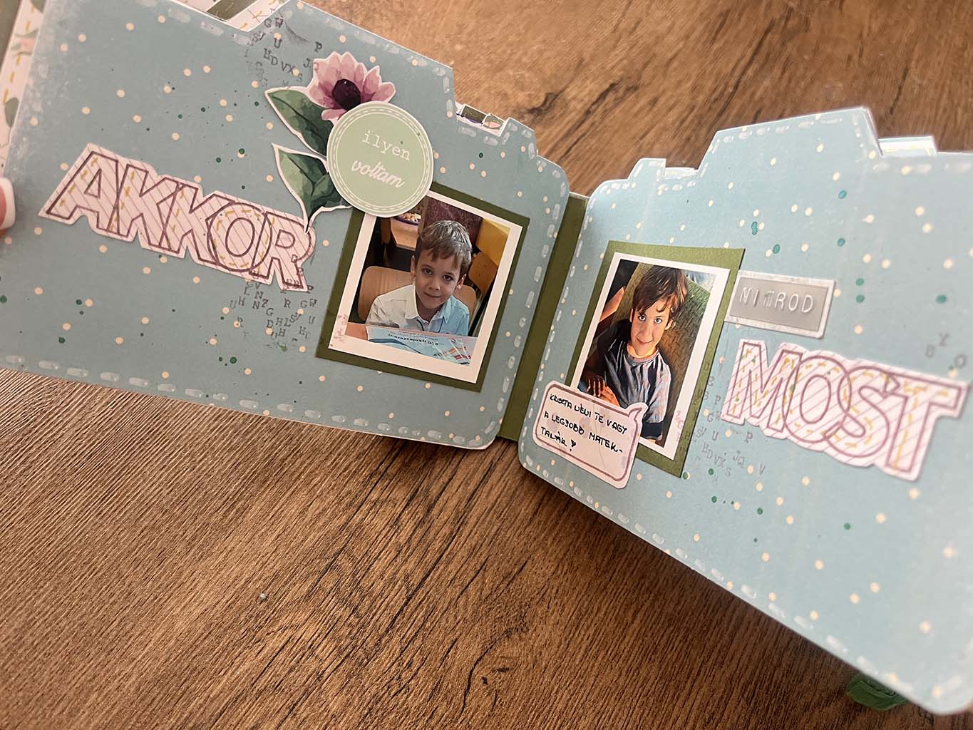 Akkor és most - Köszönjük Kriszta néni! ScrapUp Blog