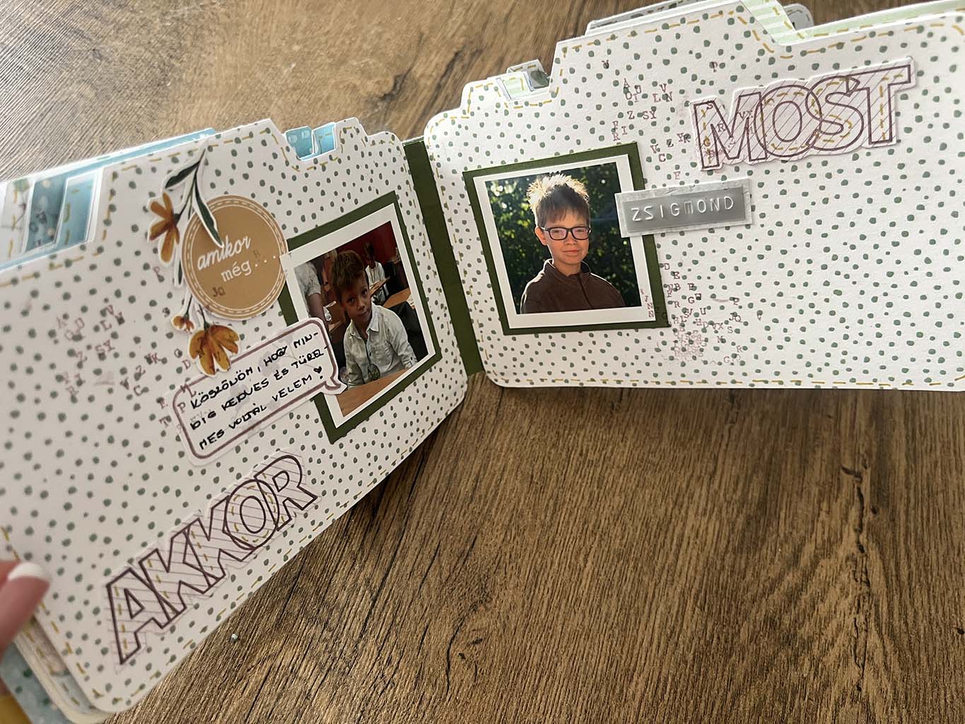 Akkor és most - Köszönjük Kriszta néni! ScrapUp Blog