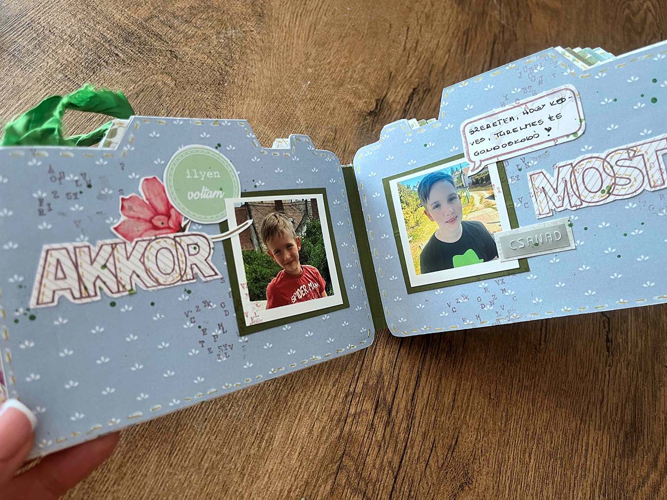 Akkor és most - Köszönjük Kriszta néni! ScrapUp Blog