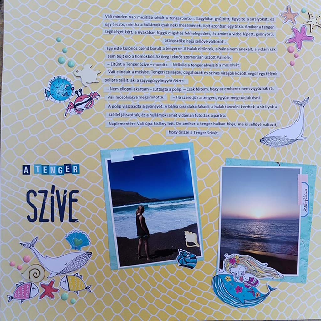 A tenger sz&iacute;ve ScrapUp Blog