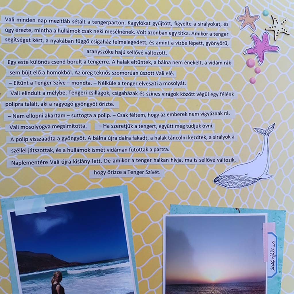 A tenger sz&iacute;ve ScrapUp Blog