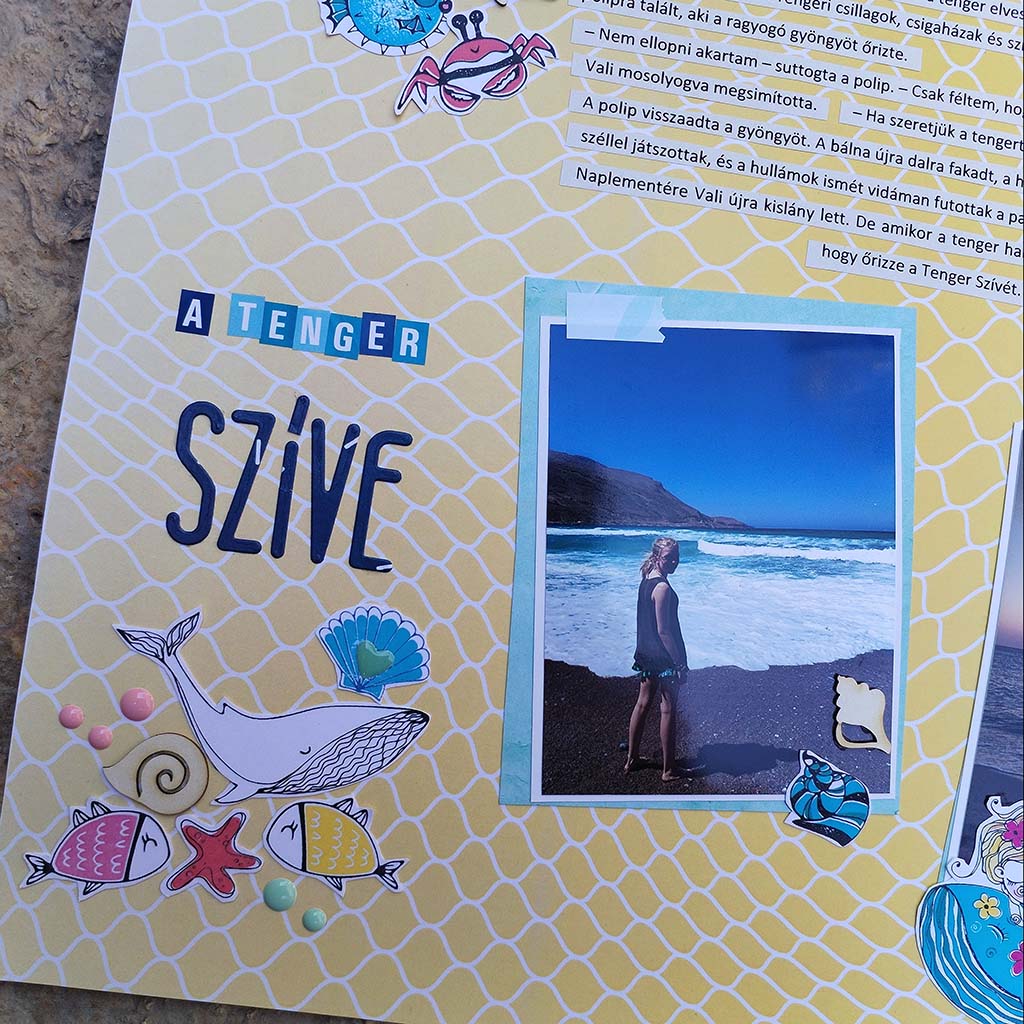 A tenger sz&iacute;ve ScrapUp Blog