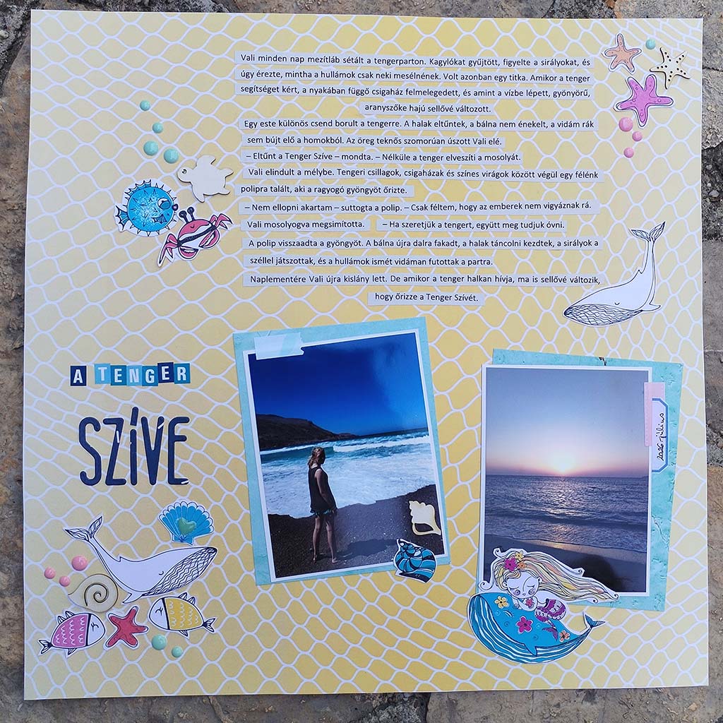 A tenger sz&iacute;ve ScrapUp Blog
